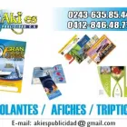 La imagen 4 de la Empresa AKI ES PUBLICIDAD, C.A. Volantes en Turmero D
