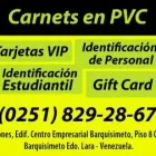 La imagen 3 de la Empresa ALEX STUDIO CREATIVO - CARNETS EN PVC BARQUISIMETO Tarjetas Plastico en Barquisimeto K
