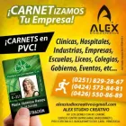La imagen 5 de la Empresa ALEX STUDIO CREATIVO - CARNETS EN PVC BARQUISIMETO Tarjetas Plastico en Barquisimeto K
