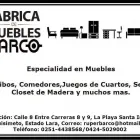 La imagen 3 de la Empresa FABRICA DE MUEBLES BARCO Servicio a Domicilio en Barquisimeto K