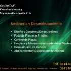 La imagen 1 de la Empresa GRUPO TAV CONSTRUCCIONES Y SERVICIOS GENERALES CA Trabajos de Electricidad en Valencia G