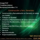 La imagen 2 de la Empresa GRUPO TAV CONSTRUCCIONES Y SERVICIOS GENERALES CA Trabajos de Electricidad en Valencia G
