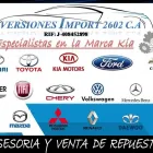 La imagen 2 de la Empresa INVERSIONES IMPORT 2602, C.A Venta de Repuestos en Barquisimeto K