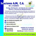 La imagen 15 de la Empresa SOLUCIONES AJN CA Suministros de Articulos de Limpieza en Miranda Z