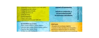 La imagen 1 de la Empresa ALEX STUDIO CREATIVO - CARNETS EN PVC BARQUISIMETO Tarjetas Plastico en Barquisimeto K