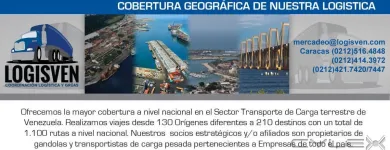 La imagen 4 de la Empresa LOGISVEN - COORDINACIÓN LOGÍSTICA Y GRÚAS Transporte de Carga en Caracas M