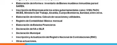 La imagen 3 de la Empresa SERVICIOS CONTABLES, ADMINISTRATIVOS Y GESTIÓN DE PROYECTOS Proyectos en Puerto La Cruz B