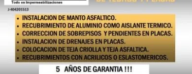 La imagen 3 de la Empresa SERVICIOS TODOIMPER, C.A. Techos en Caracas M