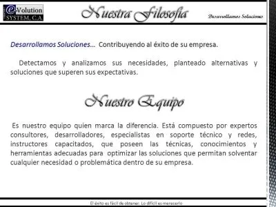 La imagen 9 de la Empresa E-VOLUTION SYSTEM C.A.