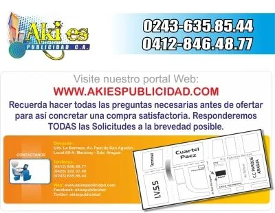 La imagen 1 de la Empresa AKI ES PUBLICIDAD, C.A.