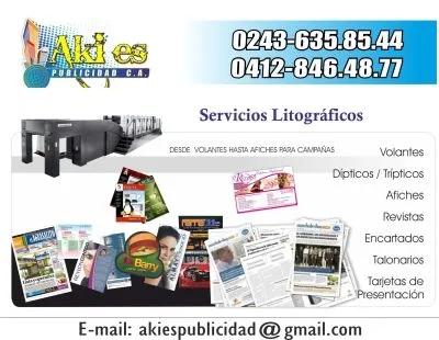 La imagen 5 de la Empresa AKI ES PUBLICIDAD, C.A.