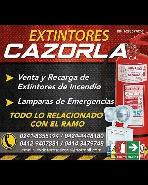 La imagen 1 de la Empresa EXTINTORES CAZORLA, C.A.