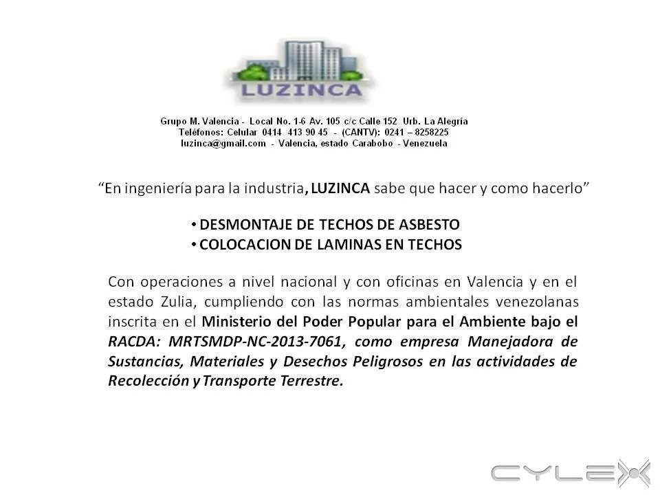 La imagen 5 de la Empresa LUZINCA LUGO ZAVARCE INVERSIONES C.A.